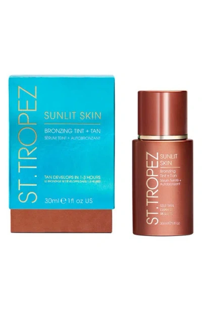 St Tropez St. Tropez Sunlit Skin Bronzing Tint + Self Tan Serum In No Color