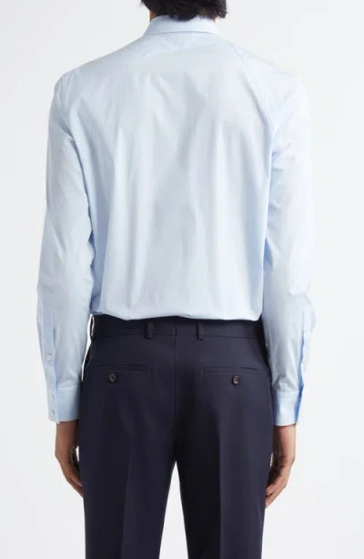 Alexander Mcqueen T-bar Harness Long-sleeved Shirt In Blue