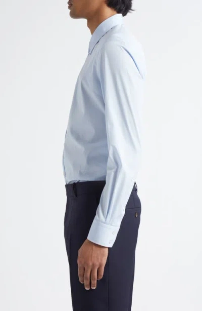 Alexander Mcqueen T-bar Harness Long-sleeved Shirt In Blue