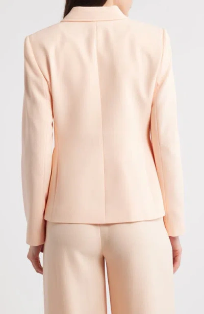 Tahari Asl One-button Blazer In Parfait