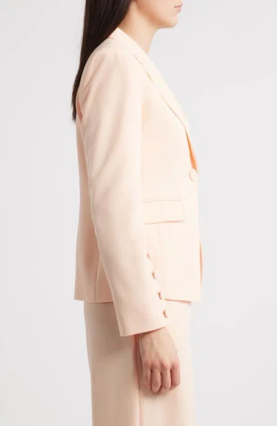 Tahari Asl One-button Blazer In Parfait