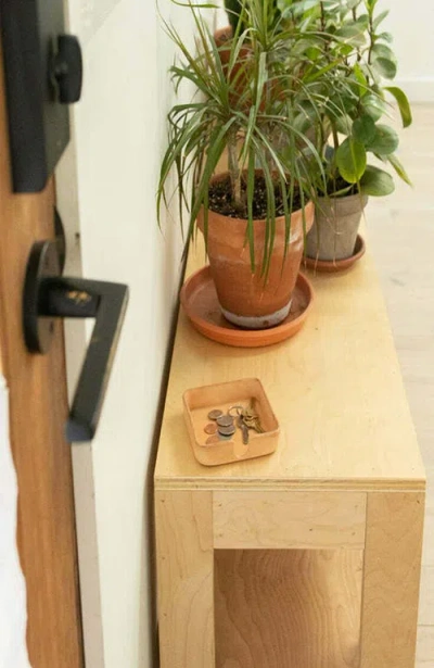 Graf & Lantz Graf Lantz Kobon Leather Square Tray In Natural