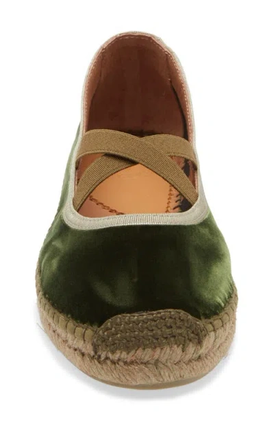 Penelope Chilvers Chico Espadrille Flat In Khaki