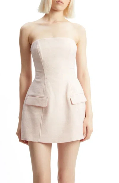 Bardot Madeline Boucle Mini Dress In Pink
