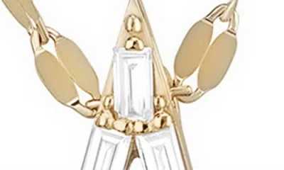 Lana Baguette Diamond Star Of David Necklace 14k In Gold