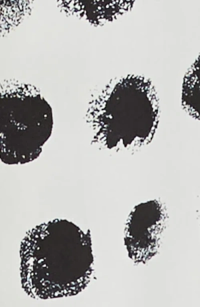 Marina Rinaldi Nilo Print Poplin Tunic Shirt In Optical White