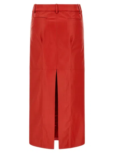 Armarium Leather Column Skirt