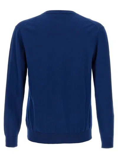 Ballantyne Blue Argyle Sweater