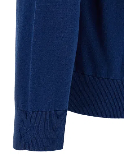 Ballantyne Blue Argyle Sweater