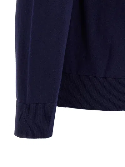 Ballantyne Blue Argyle Sweater