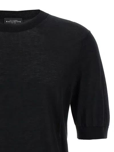 Ballantyne Black R Neck Sweater