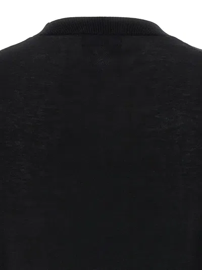 Ballantyne Black R Neck Sweater