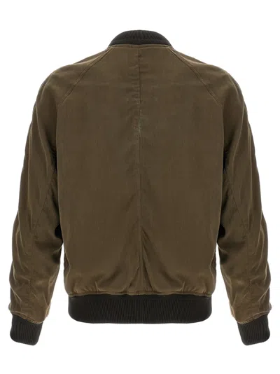 Tom Ford Ribbed Bomber Jacket With Button Accents