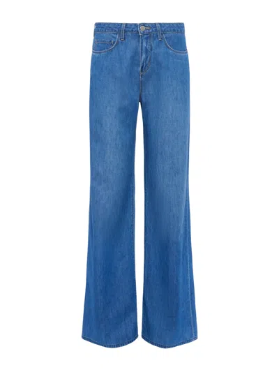 L Agence Alicent Wide-leg Jean In Stokes