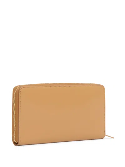 Mansur Gavriel Zip-up Wallet In Neutrals