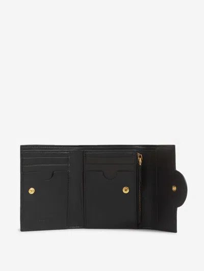 Balmain Black B-buzz Trifold Wallet In Black