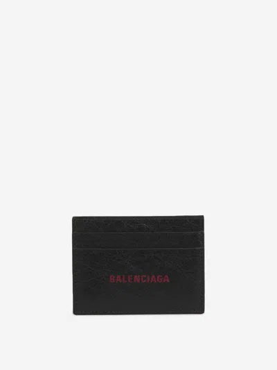 Balenciaga Men's Cash Card Holder In Red