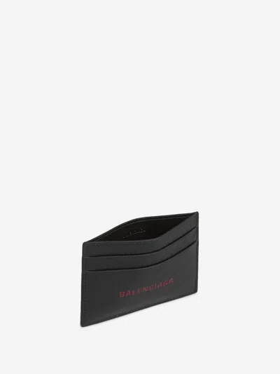 Balenciaga Men's Cash Card Holder In Red