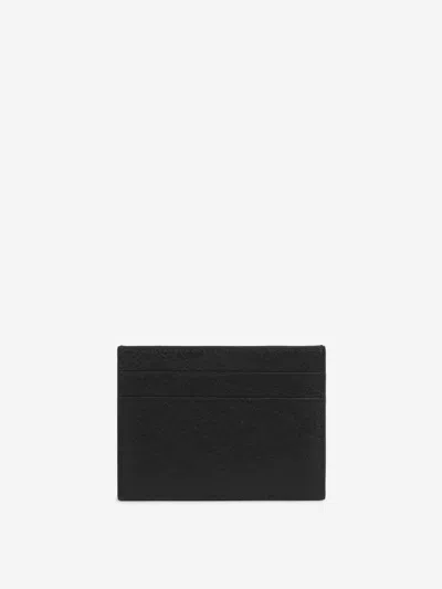 Balenciaga Men's Card Holder With Logo Print In Blue
