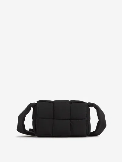 Bottega Veneta Intrecciato Cassette Mini Crossbody Bag In Black