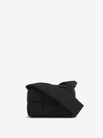 Bottega Veneta Intrecciato Cassette Mini Crossbody Bag In Black