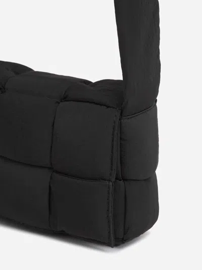 Bottega Veneta Intrecciato Cassette Mini Crossbody Bag In Black