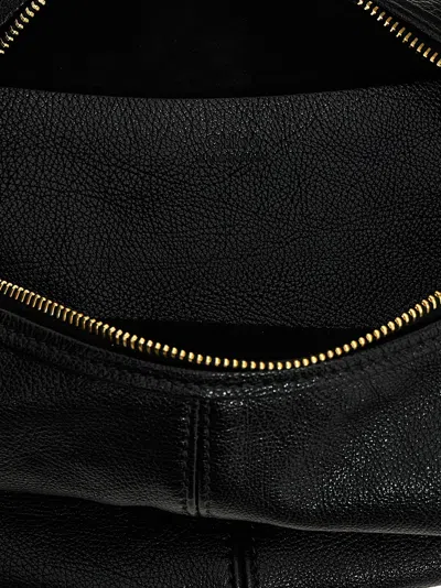 Chloé Chloè Hobo Bag Grained Leather Bag In Black