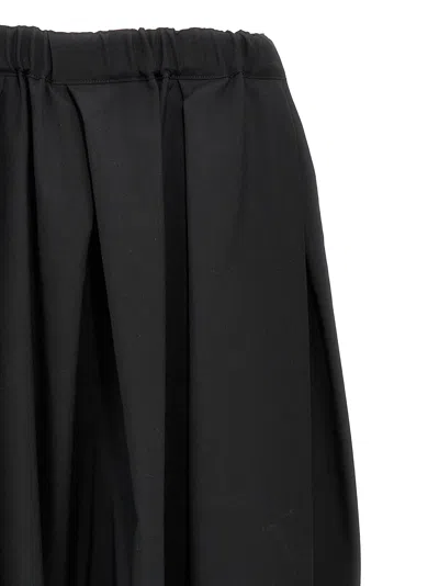 Comme Des Garçons Pleated Tropical Wool Shorts