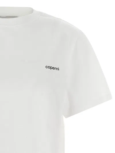 Coperni Crew Neck Ribbed Profiles Short Sleeves Cotton T-shirt