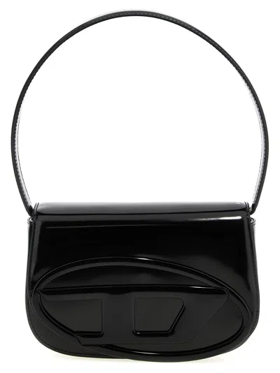 Diesel Iconic Structured Shoulder Bag In Mirrored Leather