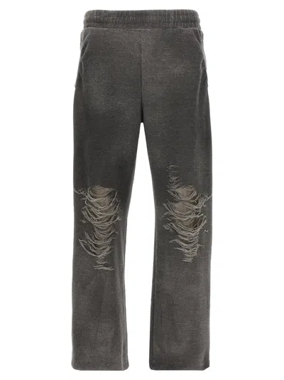 Diesel Grey Stretch Cotton Blend P-percy Joggers