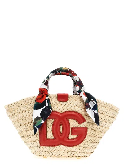 Dolce & Gabbana Natural Kendra Small Tote Bag