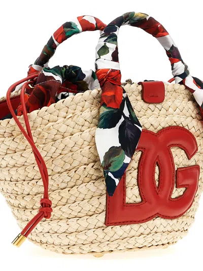 Dolce & Gabbana Natural Kendra Small Tote Bag