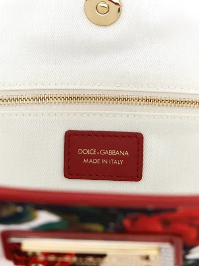 Dolce & Gabbana Large Floral Print Shopping Tote