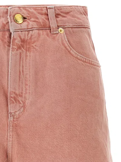 Dolce & Gabbana Regular Rise Flared Denim Shorts Clothing
