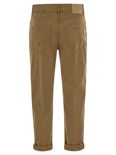Dondup Koons Loose Fitting Jeans In Lyocell And Stretch Cotton