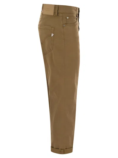 Dondup Koons Loose Fitting Jeans In Lyocell And Stretch Cotton