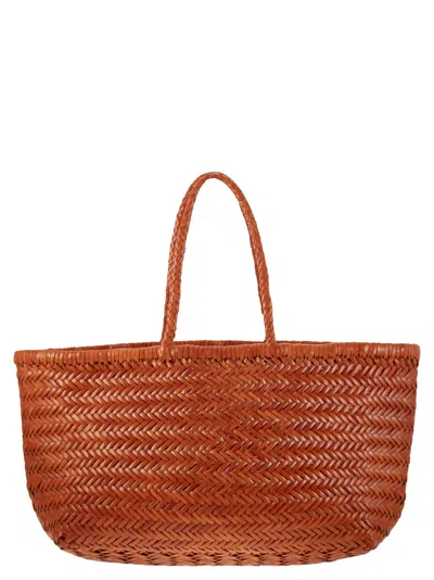 Dragon Triple Jump Big Woven Leather Bag