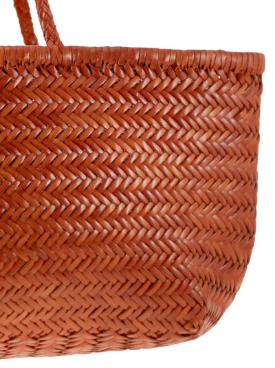 Dragon Triple Jump Big Woven Leather Bag