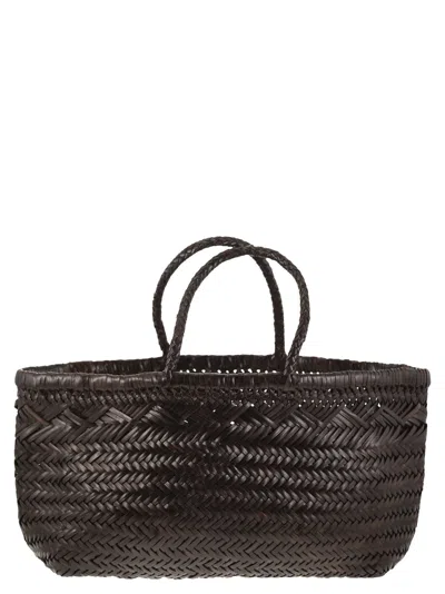 Dragon Triple Jump Big Woven Leather Bag