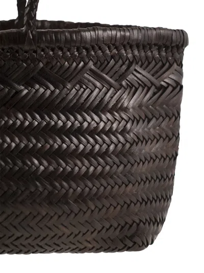 Dragon Triple Jump Big Woven Leather Bag