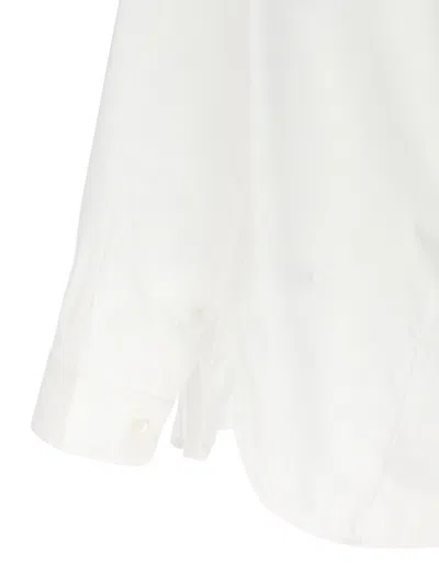 Dries Van Noten Wide White Shirt In Cotton Women