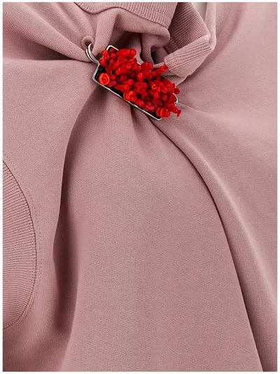 Dries Van Noten Embellished Crew Neck Cap Sleeves Sweatshirt