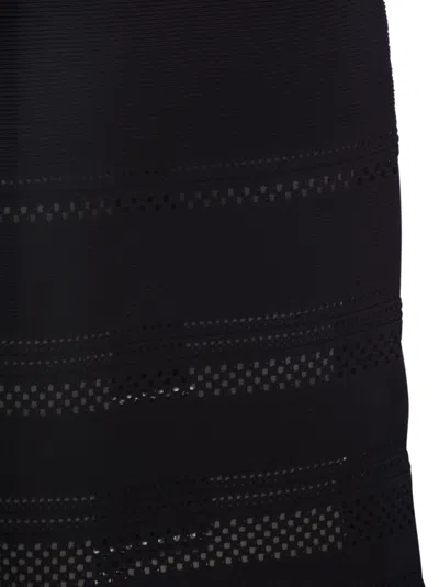 Fabiana Filippi Open-knit Maxi Dress With Ruffled Hem