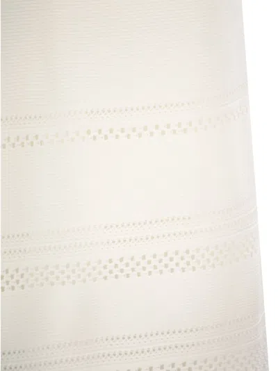 Fabiana Filippi Light Cotton Sleeveless Dress In Gold