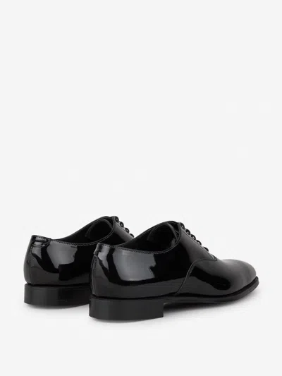 Crockett & Jones Overton Derby Shoes In Black