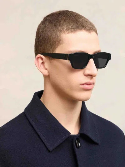 Ami Alexandre Mattiussi Ami Paris Rectangular Sunglasses In Black