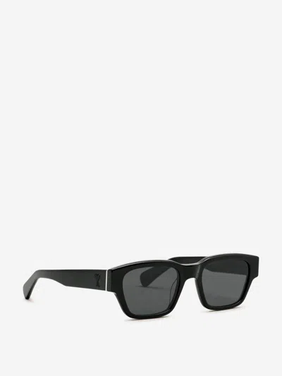 Ami Alexandre Mattiussi Ami Paris Rectangular Sunglasses In Black