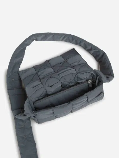 Bottega Veneta Cassette With Versatile Strap In Antracite Grey