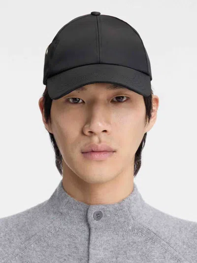 Jacquemus La Casquette Ovalie Nylon Cap In Black